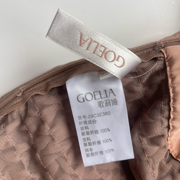 Goelia Pleated Chiffon & Velvet Ruffle Blouse | Romantic Old Money Top - Picture 6 of 7